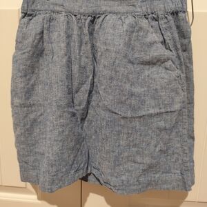 LOFT Light Blue Flat Front Skirt